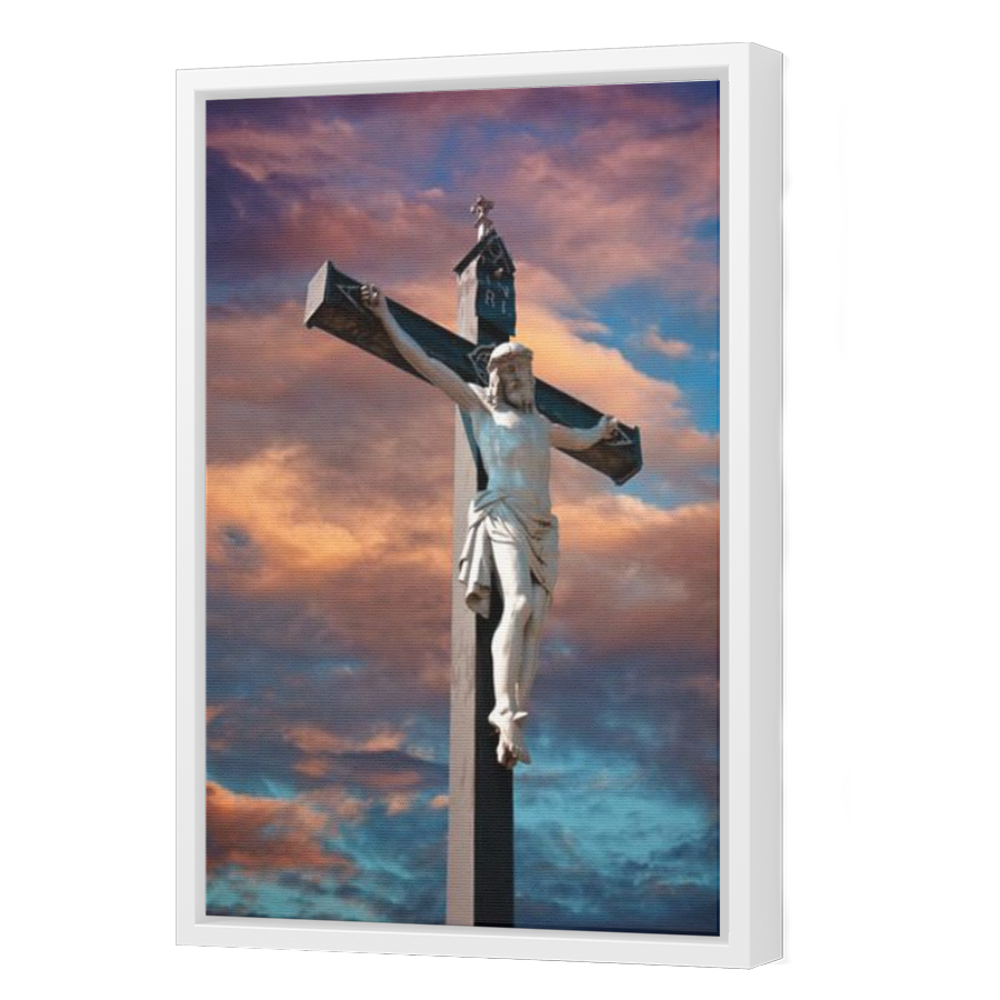 Thumbnail for Canvas - White Floating Frame