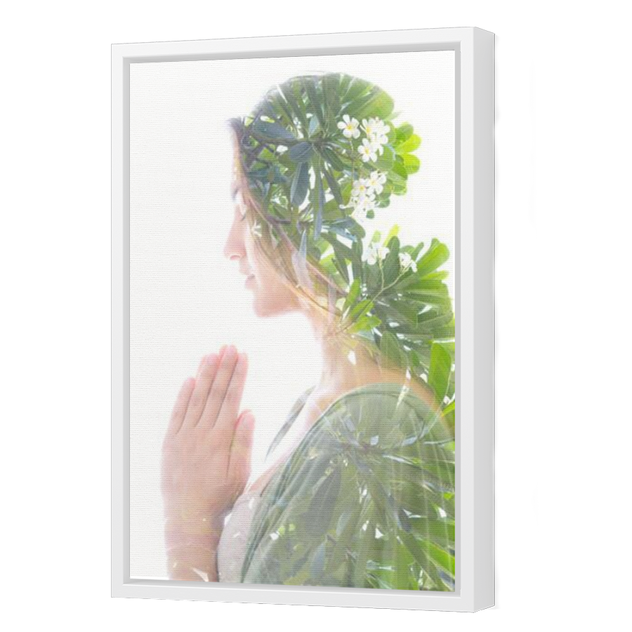 Thumbnail for Canvas - White Floating Frame