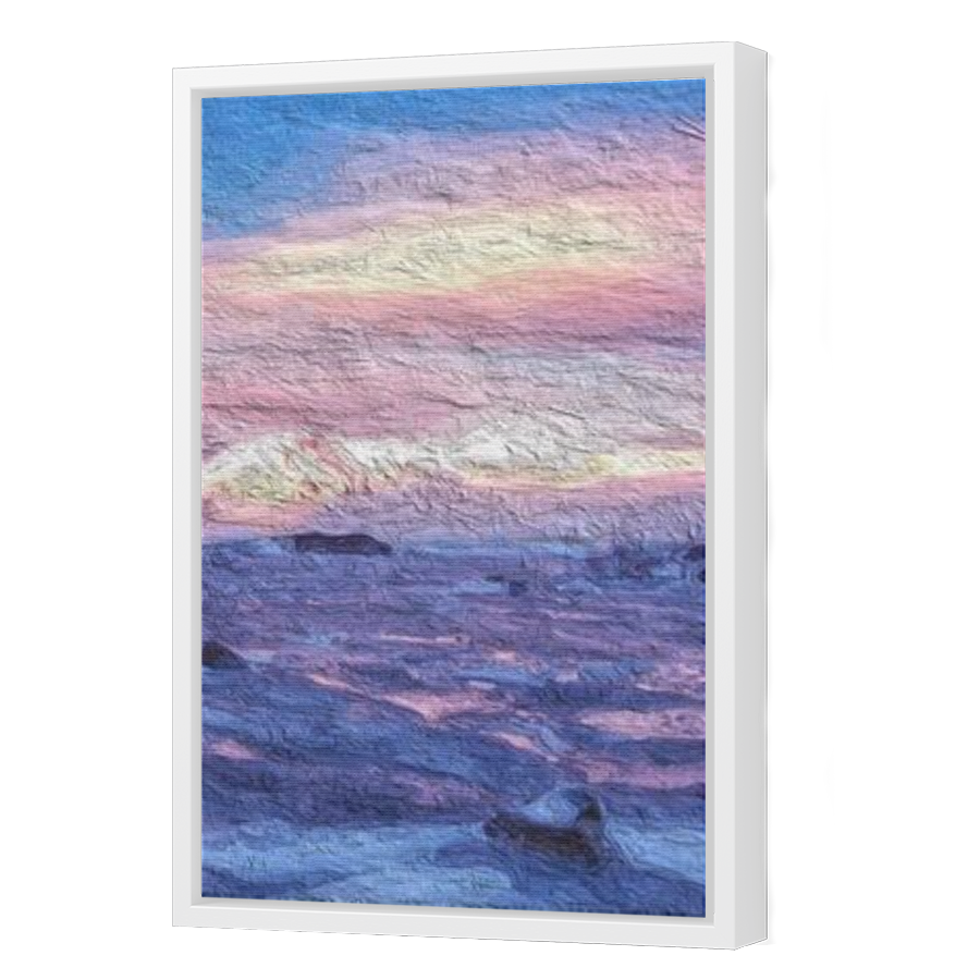 Thumbnail for Canvas - White Floating Frame