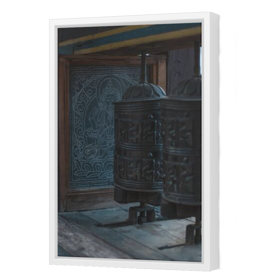 Thumbnail for Canvas - White Floating Frame