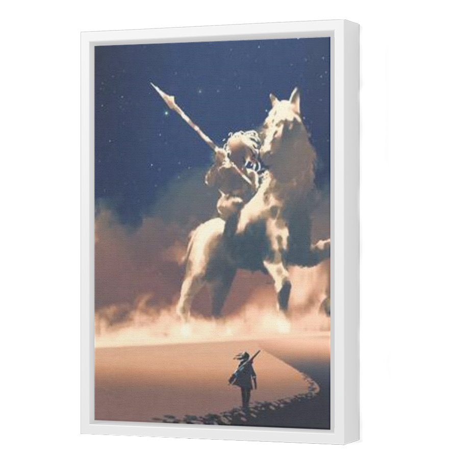 Thumbnail for Canvas - White Floating Frame