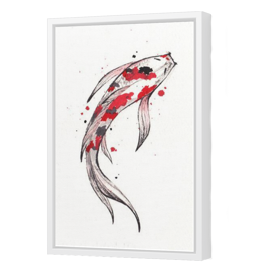 Thumbnail for Canvas - White Floating Frame