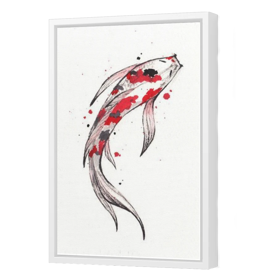 Thumbnail for Canvas - White Floating Frame