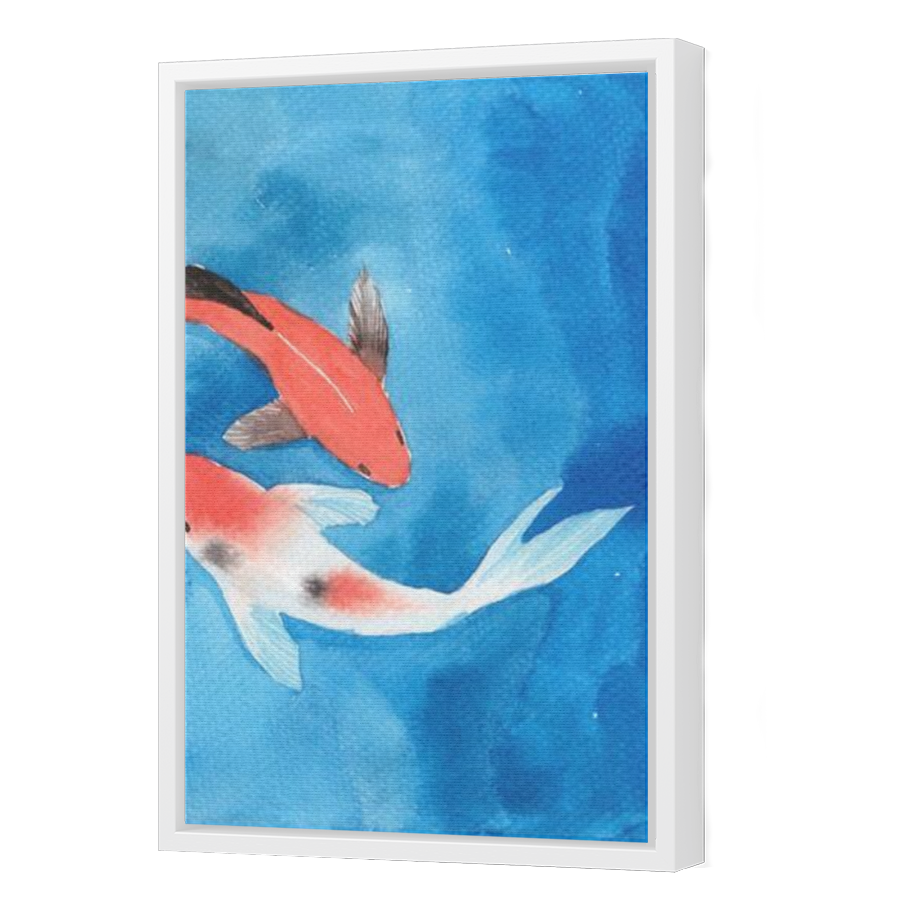 Thumbnail for Canvas - White Floating Frame