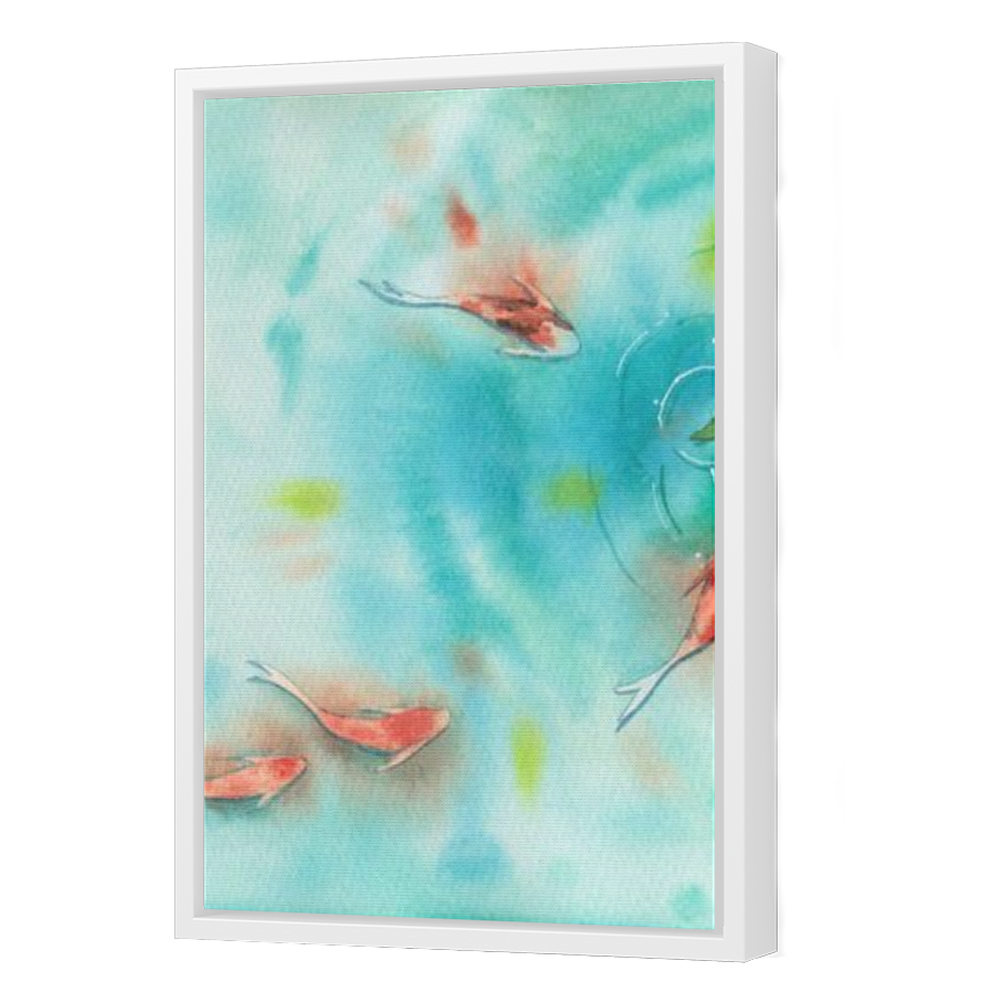 Thumbnail for Canvas - White Floating Frame