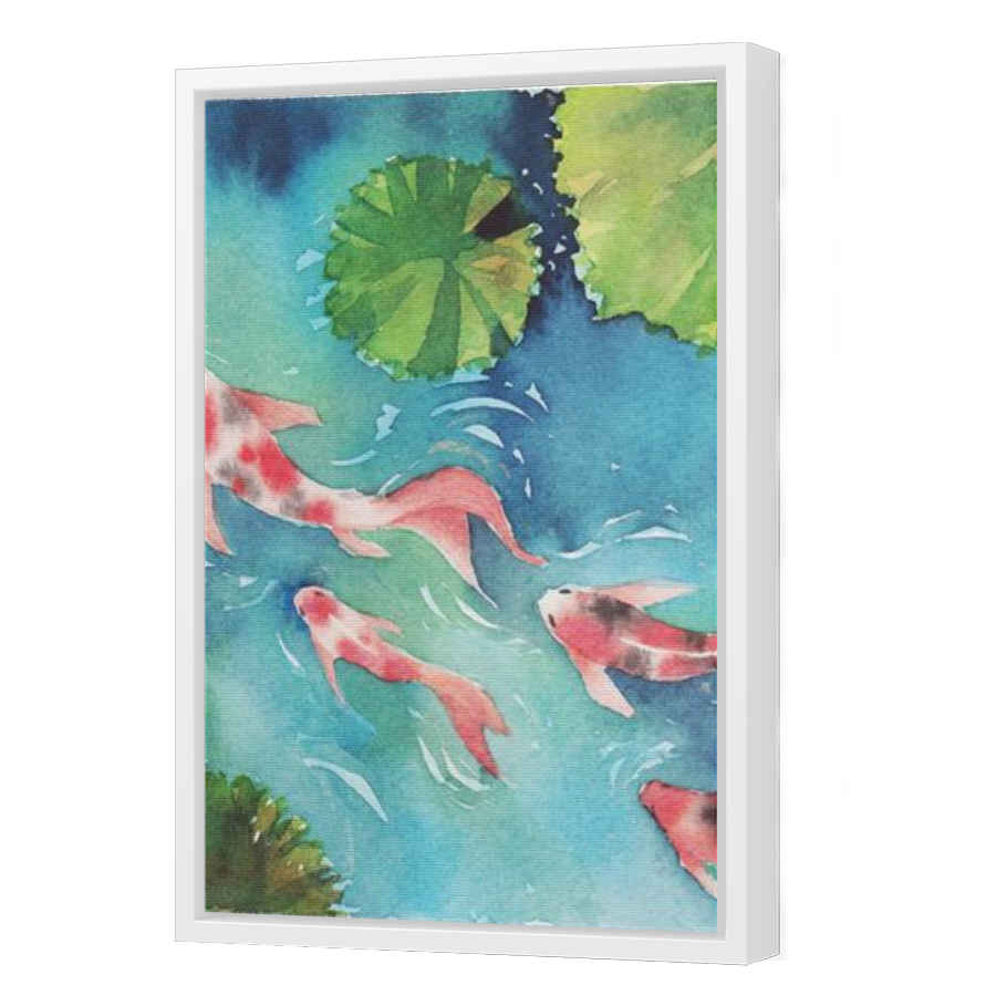 Thumbnail for Canvas - White Floating Frame