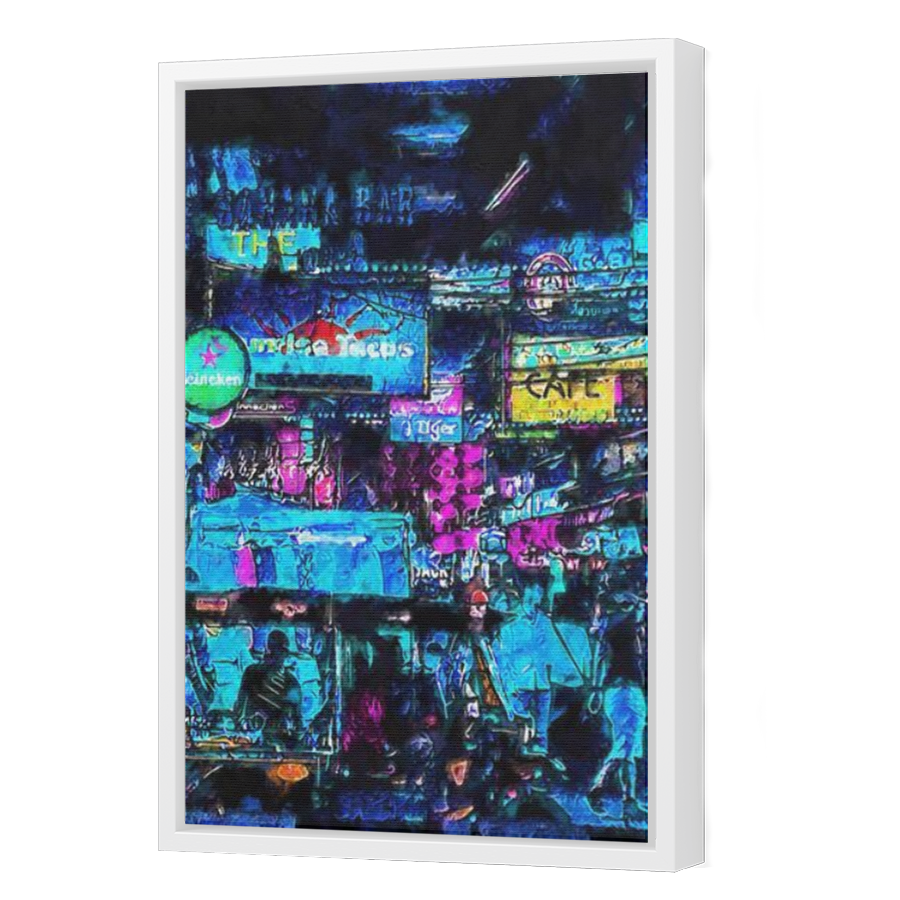 Thumbnail for Canvas - White Floating Frame