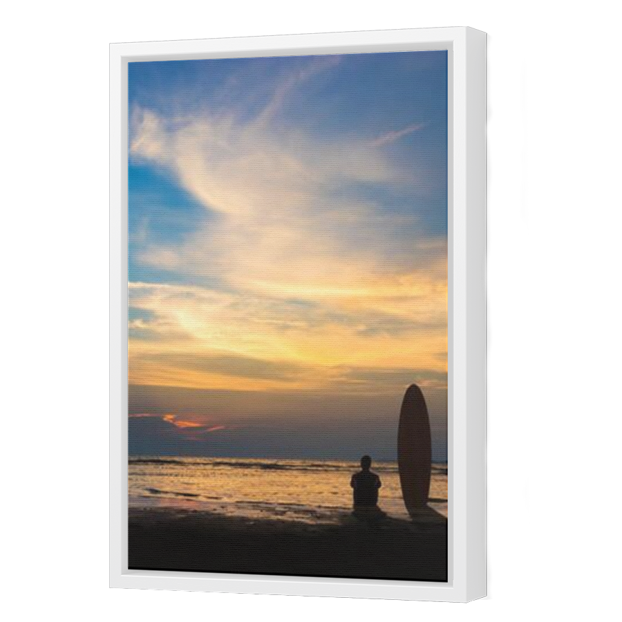 Thumbnail for Canvas - White Floating Frame