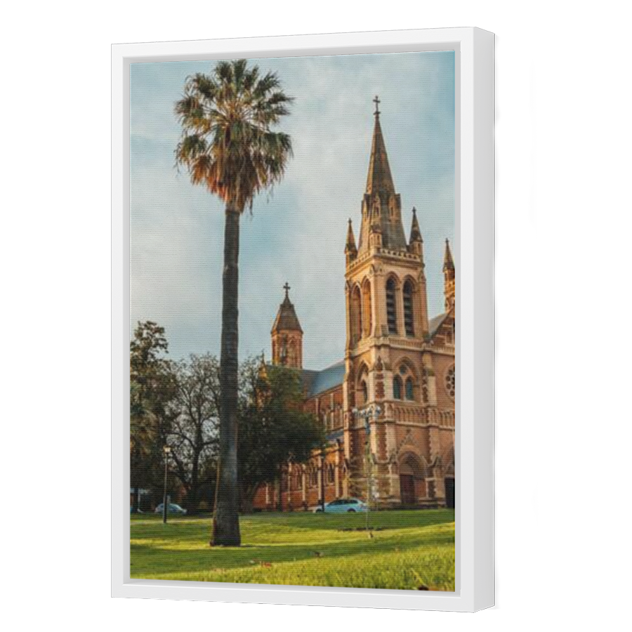 Thumbnail for Canvas - White Floating Frame
