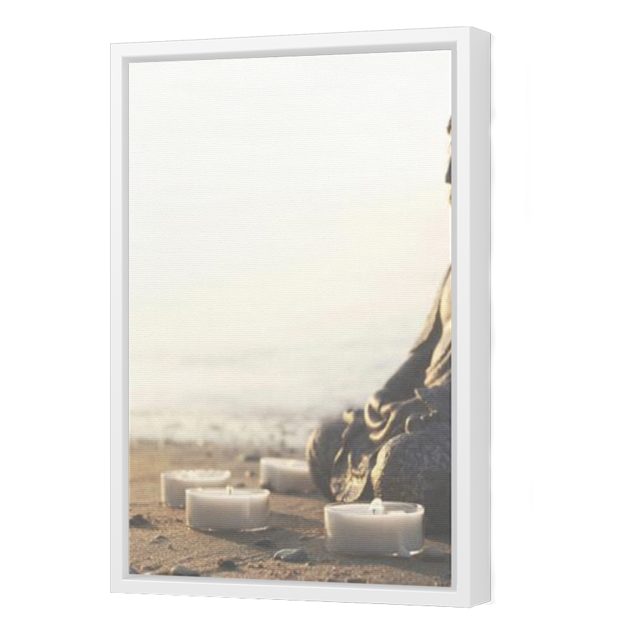 Thumbnail for Canvas - White Floating Frame