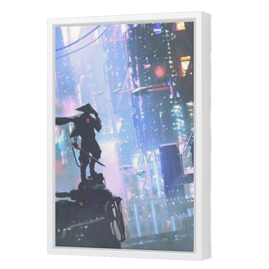 Thumbnail for Canvas - White Floating Frame