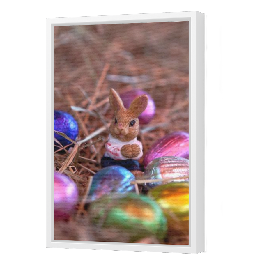 Thumbnail for Canvas - White Floating Frame