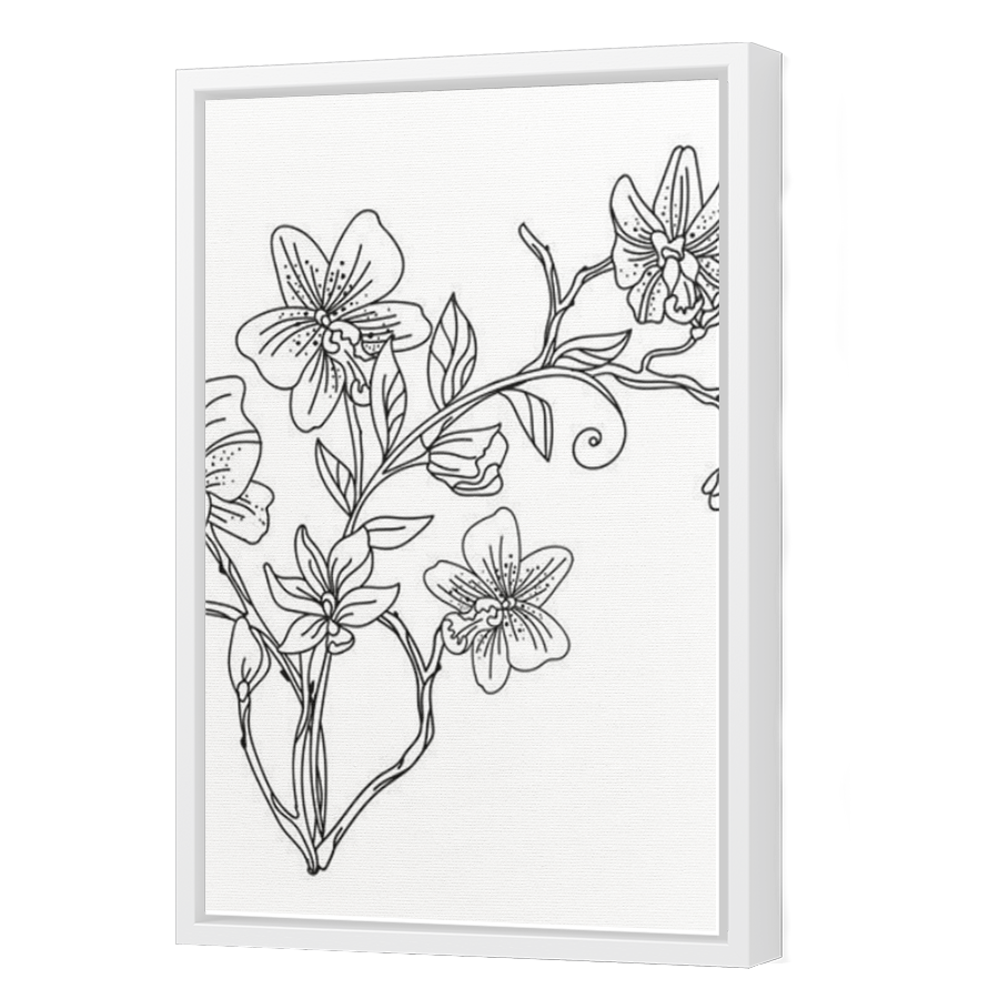 Thumbnail for Canvas - White Floating Frame