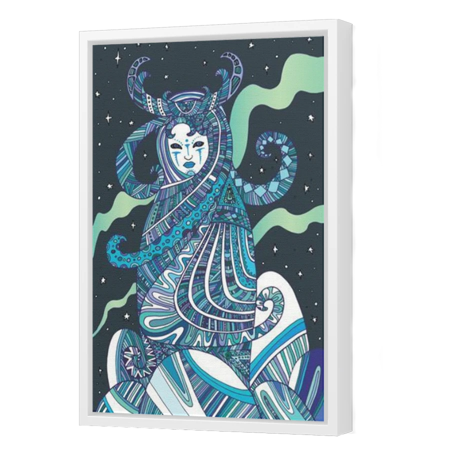 Thumbnail for Canvas - White Floating Frame
