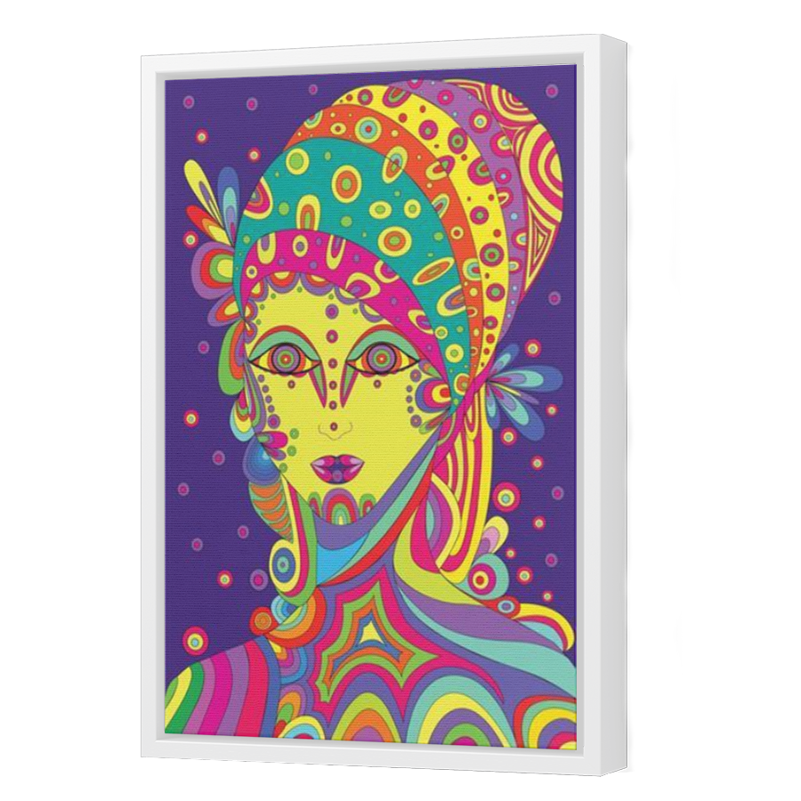 Thumbnail for Canvas - White Floating Frame