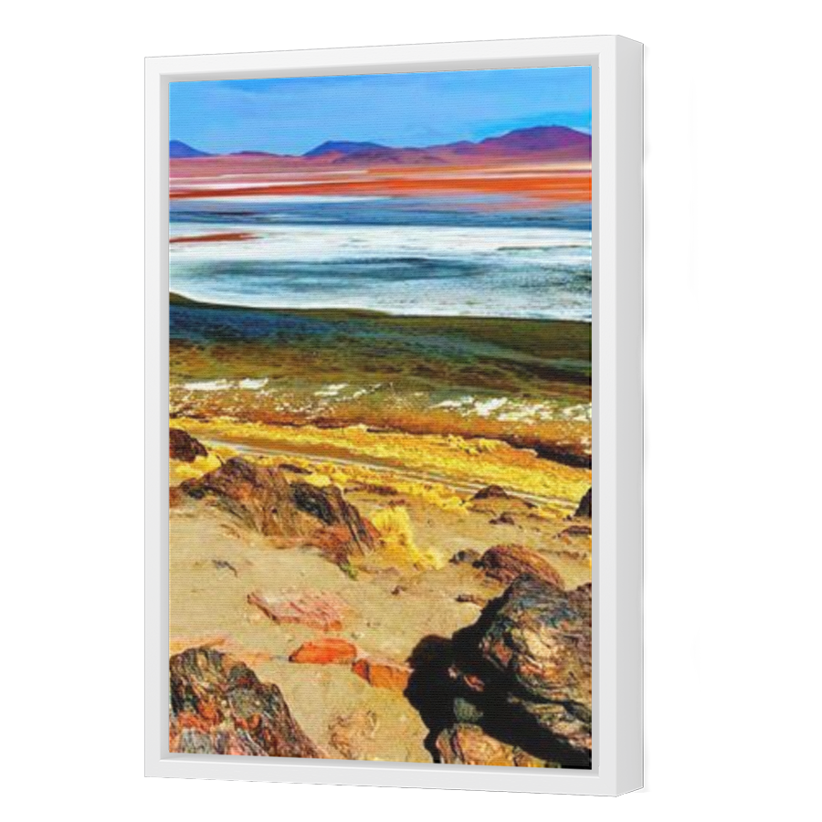 Thumbnail for Canvas - White Floating Frame