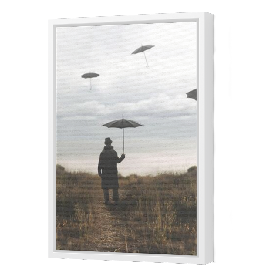 Thumbnail for Canvas - White Floating Frame