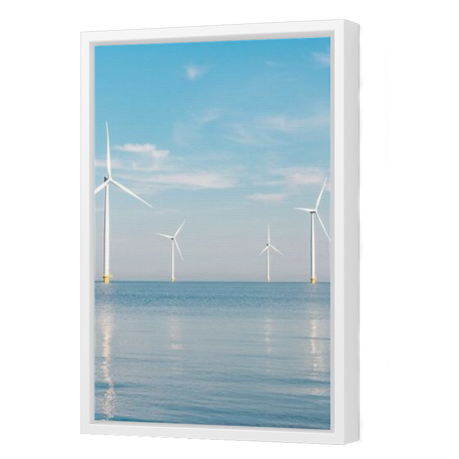 Thumbnail for Canvas - White Floating Frame