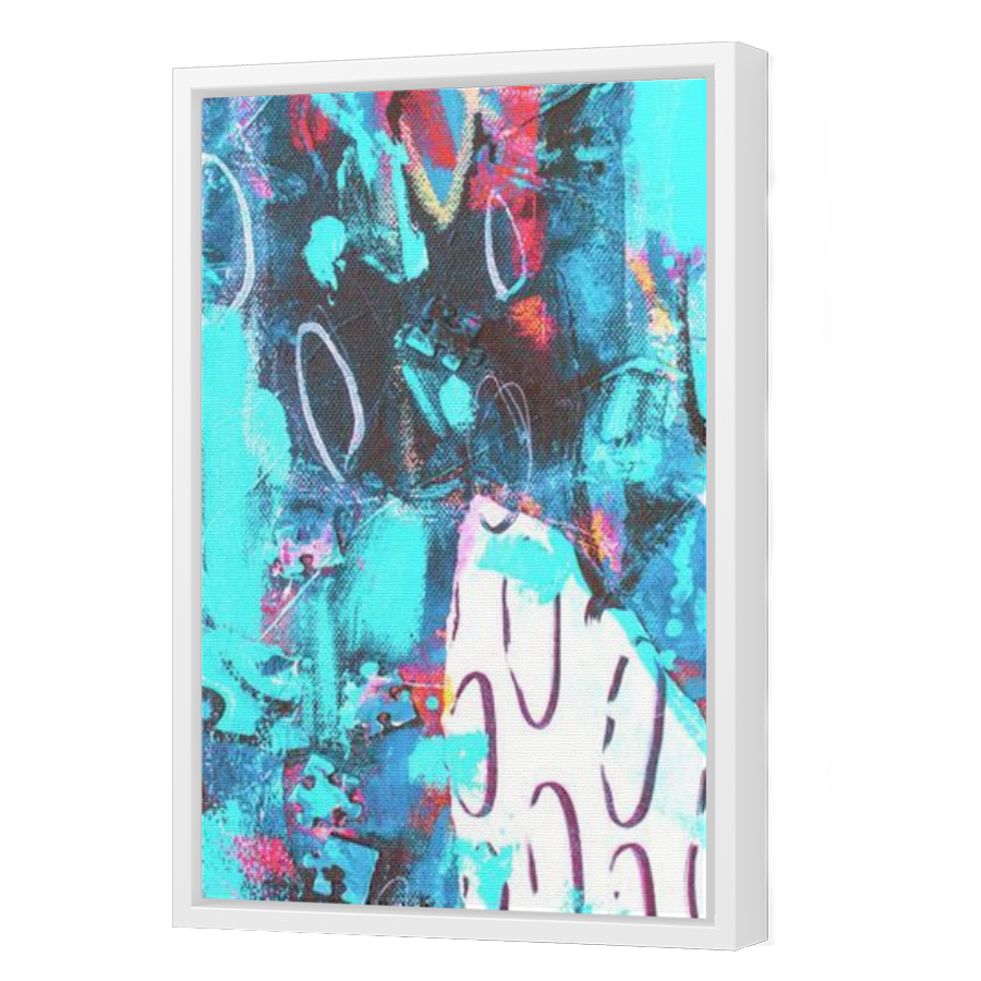 Thumbnail for Canvas - White Floating Frame