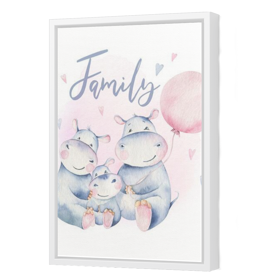Thumbnail for Canvas - White Floating Frame