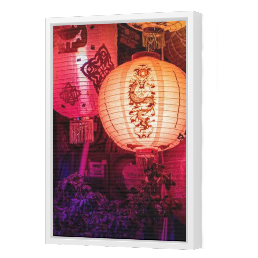 Thumbnail for Canvas - White Floating Frame