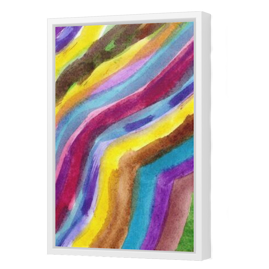 Thumbnail for Canvas - White Floating Frame
