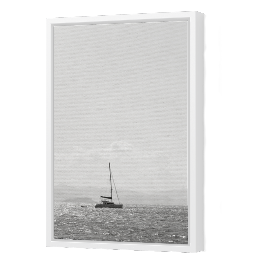 Thumbnail for Canvas - White Floating Frame