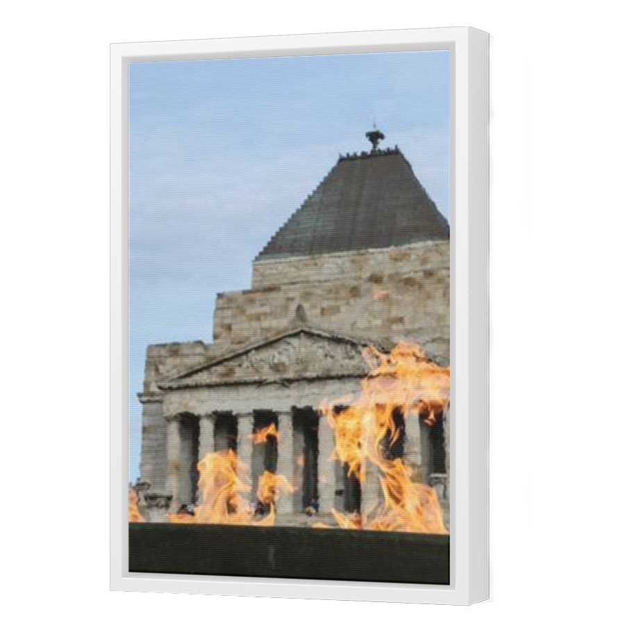 Thumbnail for Canvas - White Floating Frame