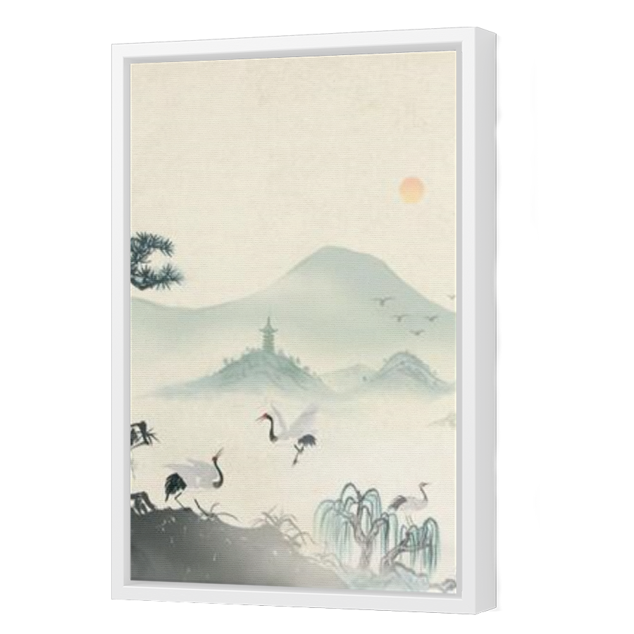 Thumbnail for Canvas - White Floating Frame
