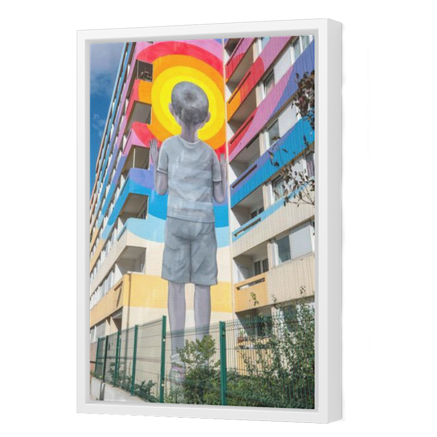 Thumbnail for Canvas - White Floating Frame