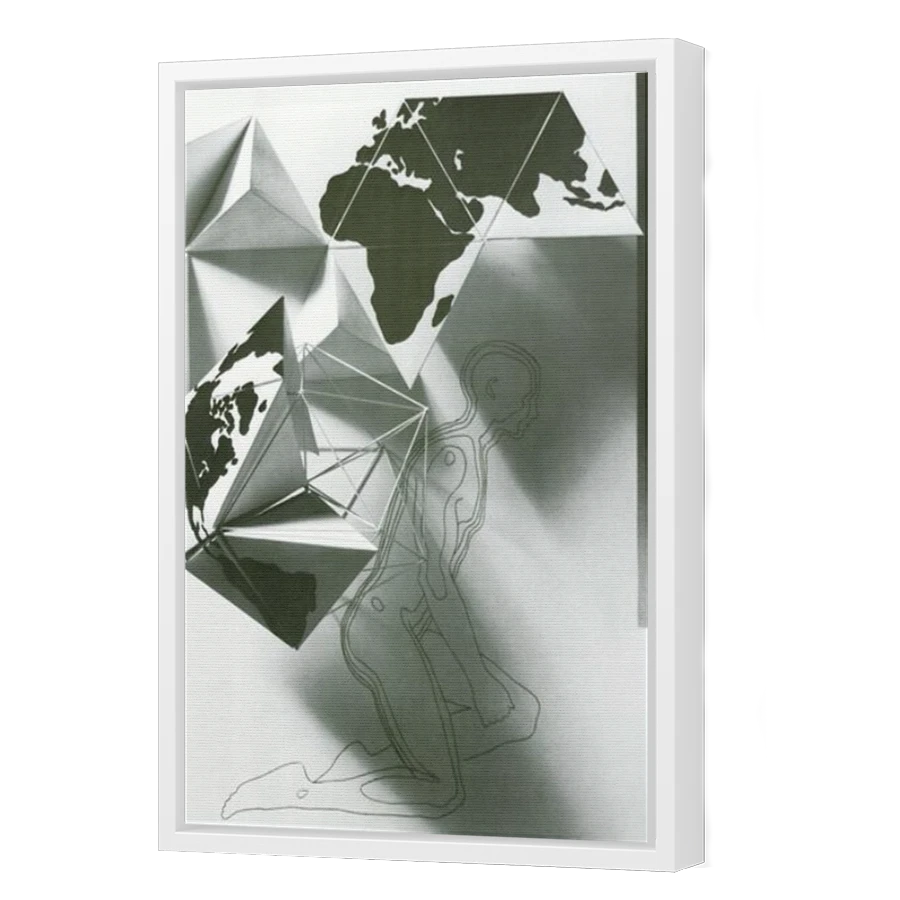 Thumbnail for Canvas - White Floating Frame