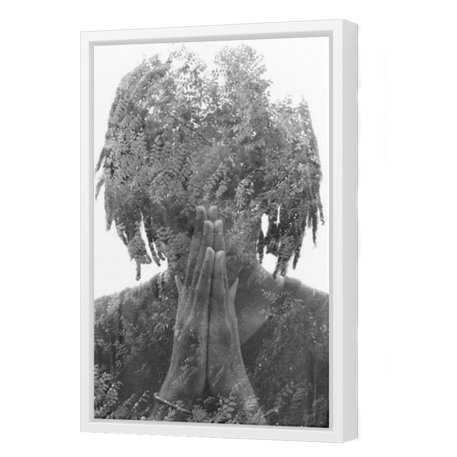 Thumbnail for Canvas - White Floating Frame