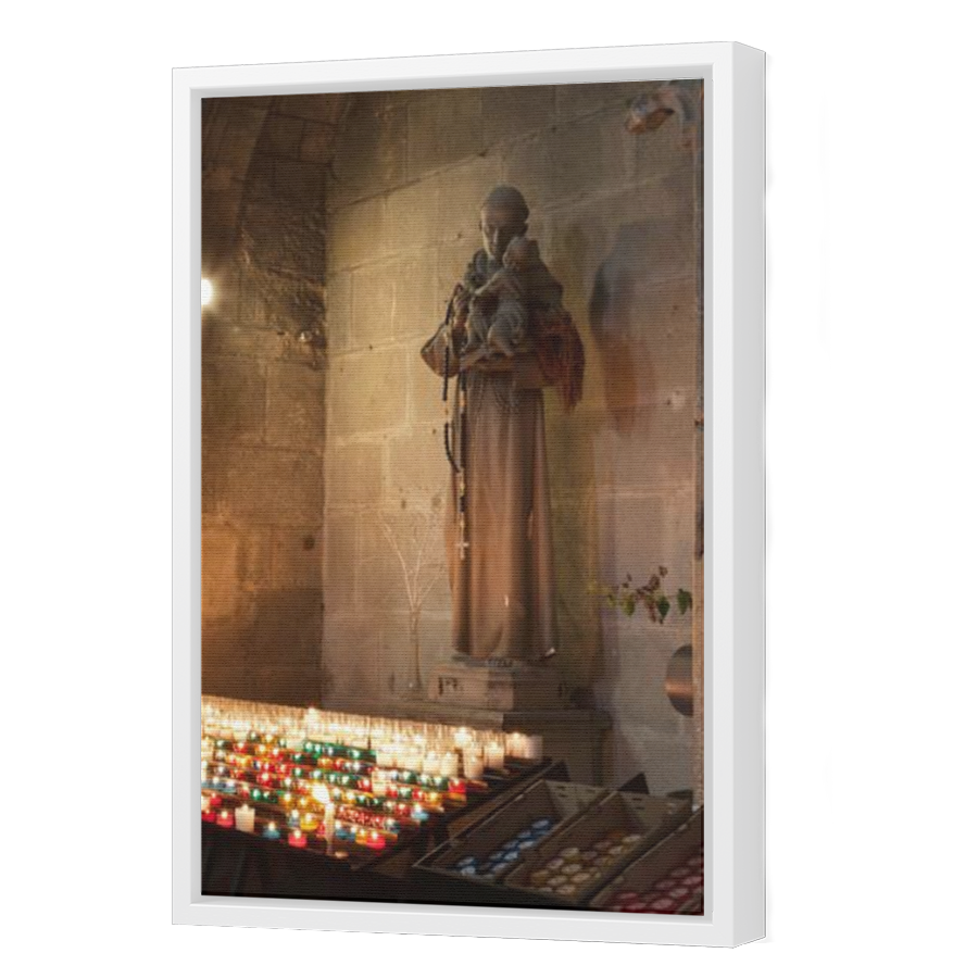 Thumbnail for Canvas - White Floating Frame