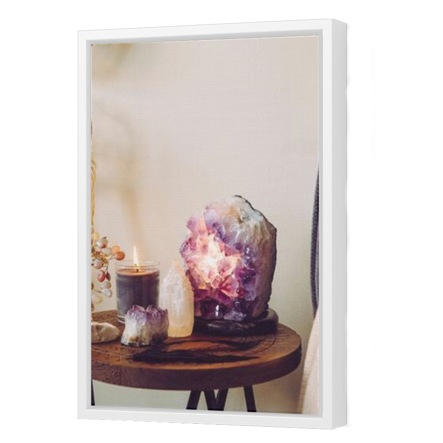 Thumbnail for Canvas - White Floating Frame