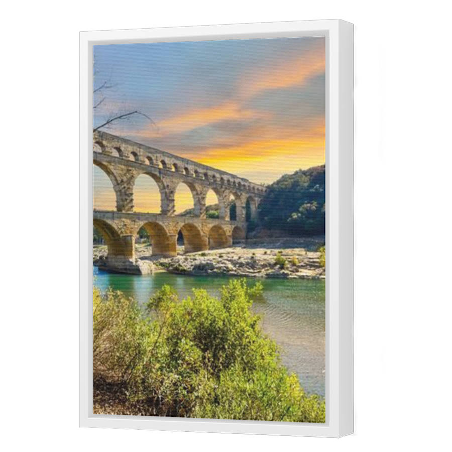 Thumbnail for Canvas - White Floating Frame