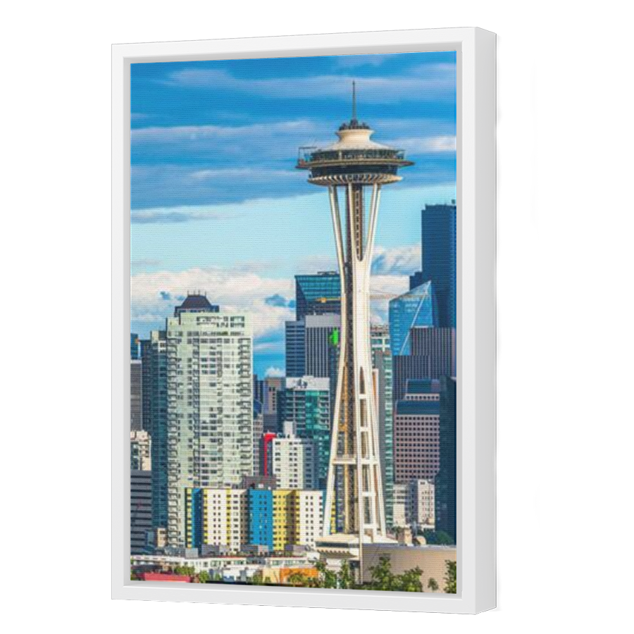Thumbnail for Canvas - White Floating Frame