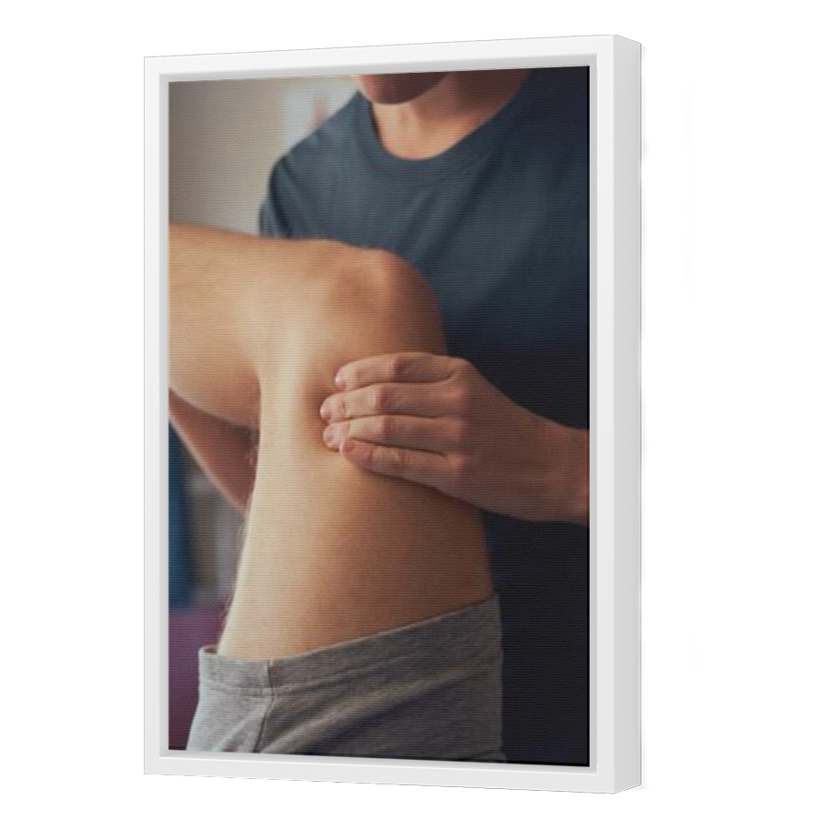 Thumbnail for Canvas - White Floating Frame