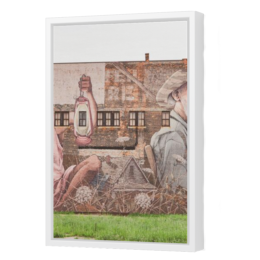 Thumbnail for Canvas - White Floating Frame