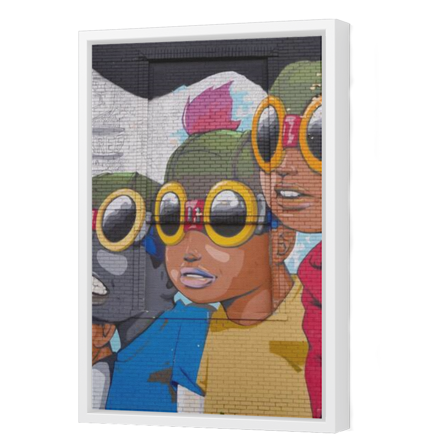 Thumbnail for Canvas - White Floating Frame