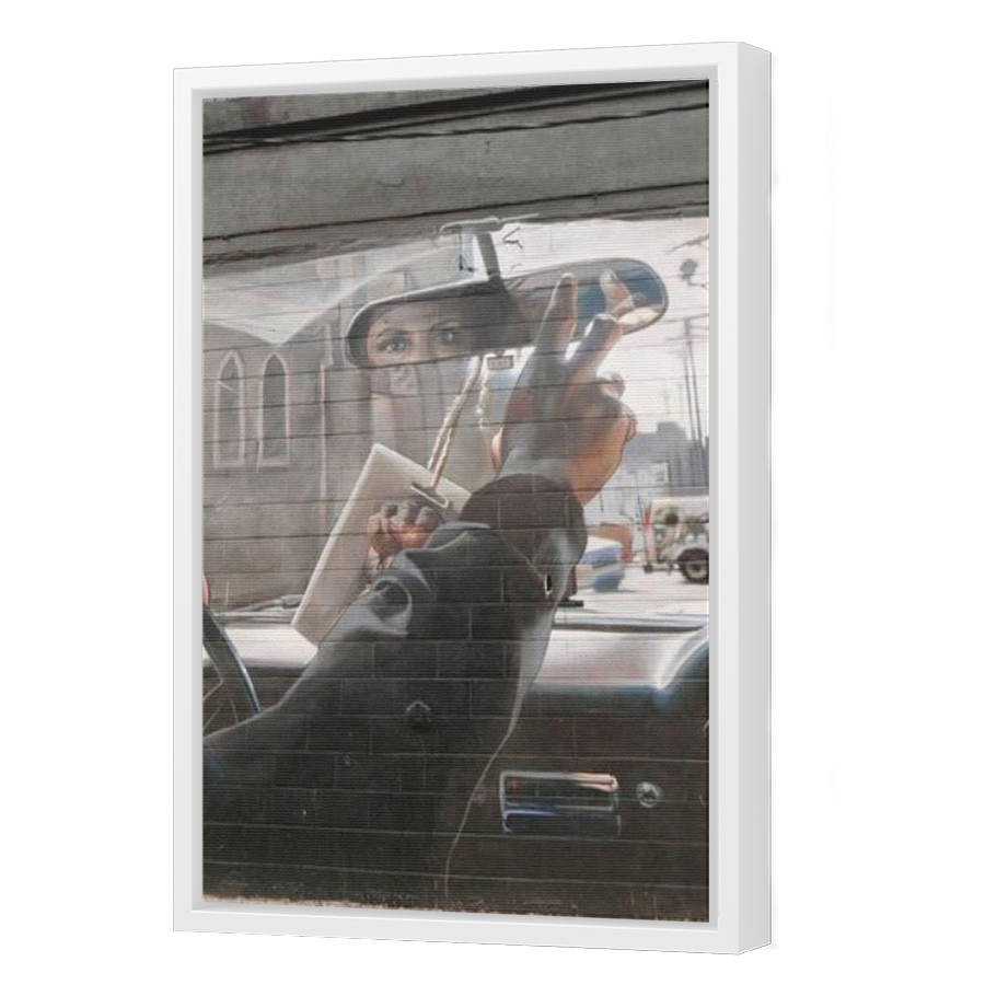 Thumbnail for Canvas - White Floating Frame