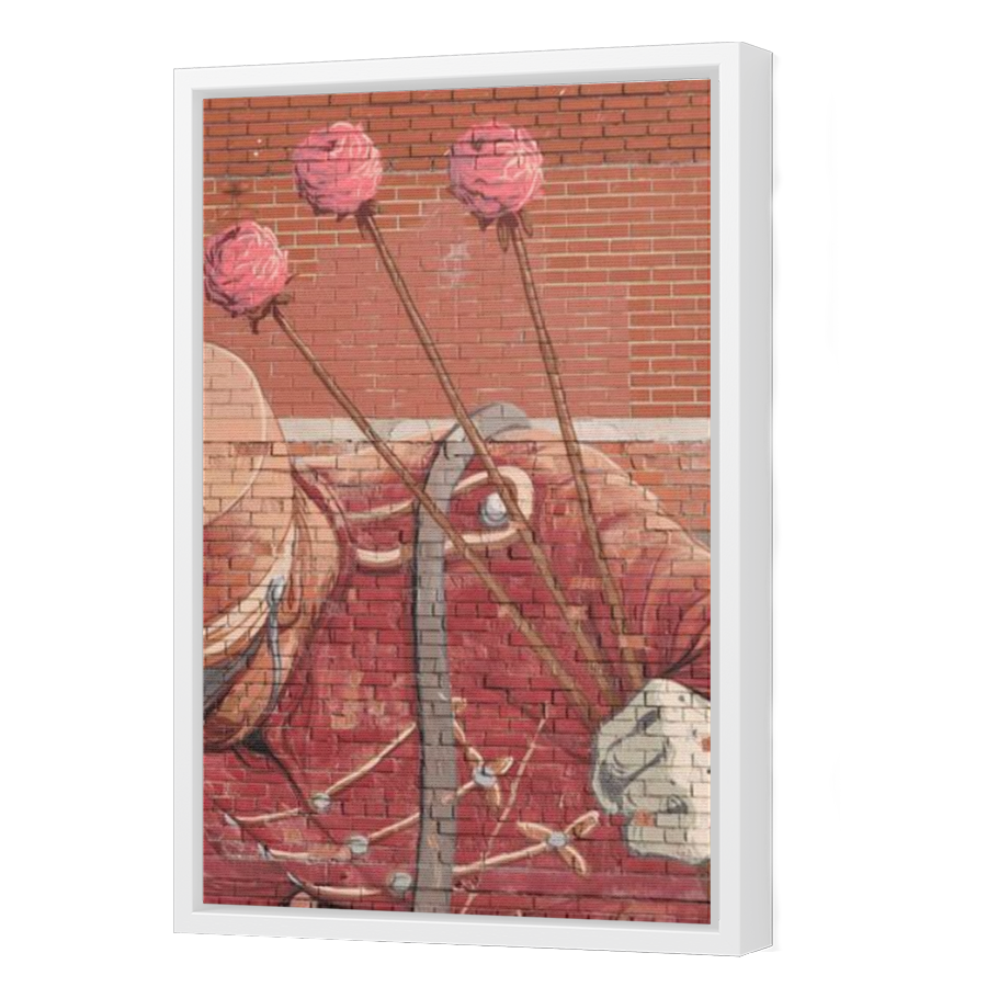 Thumbnail for Canvas - White Floating Frame