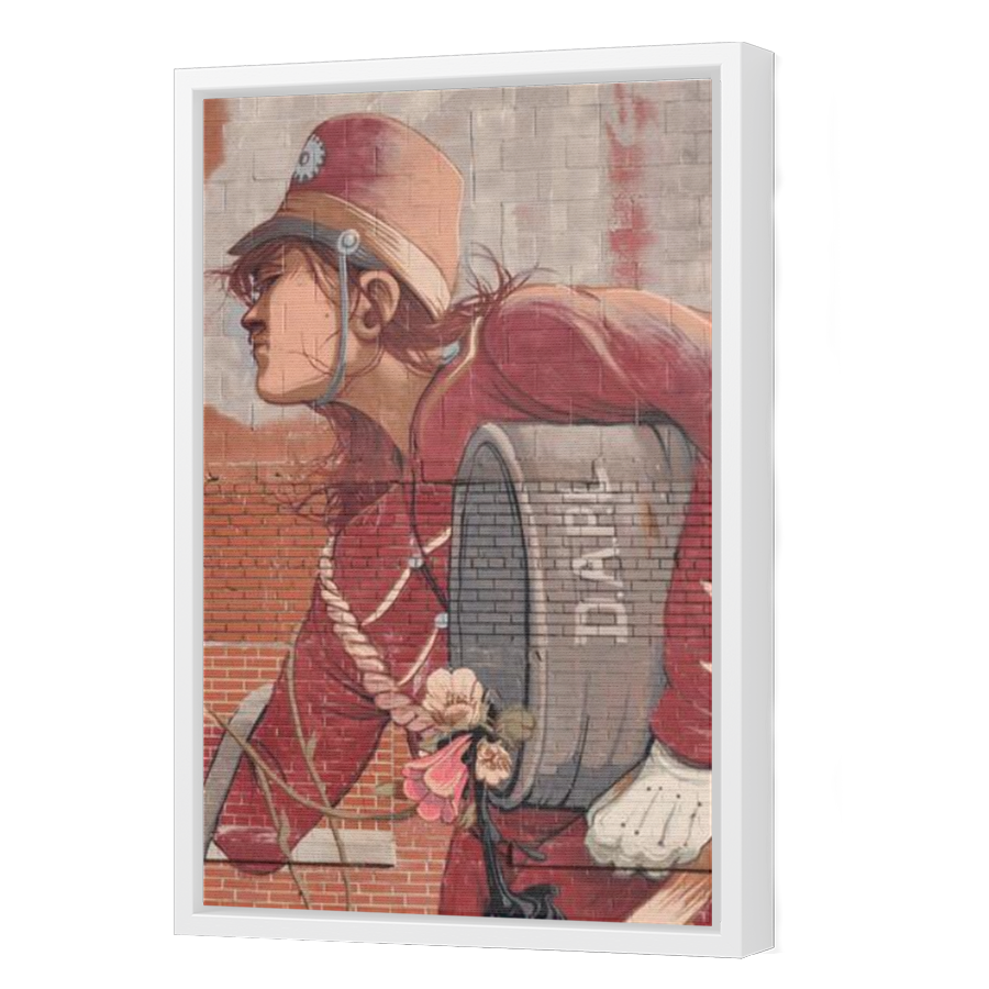 Thumbnail for Canvas - White Floating Frame