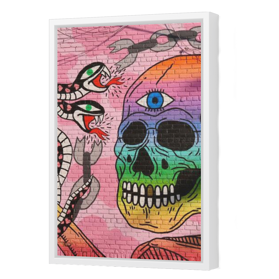 Thumbnail for Canvas - White Floating Frame