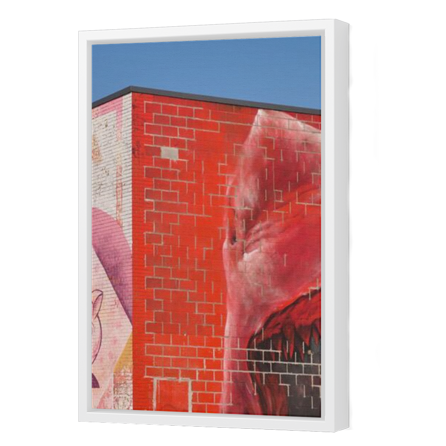 Thumbnail for Canvas - White Floating Frame