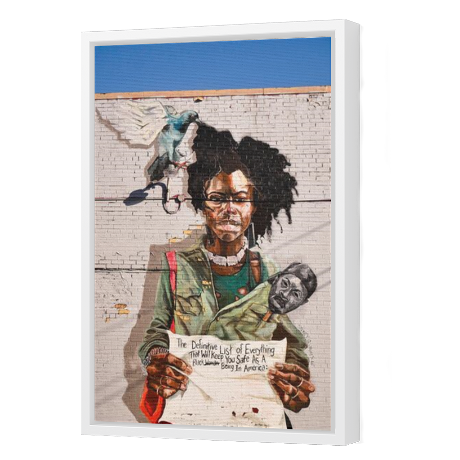 Thumbnail for Canvas - White Floating Frame