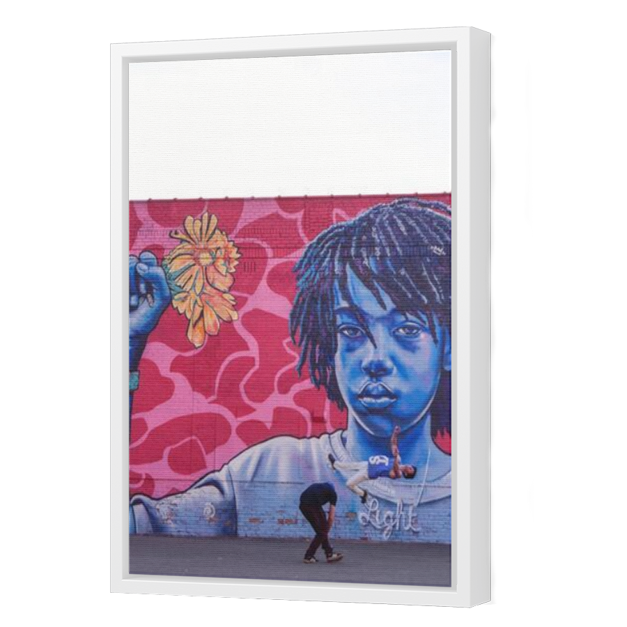 Thumbnail for Canvas - White Floating Frame