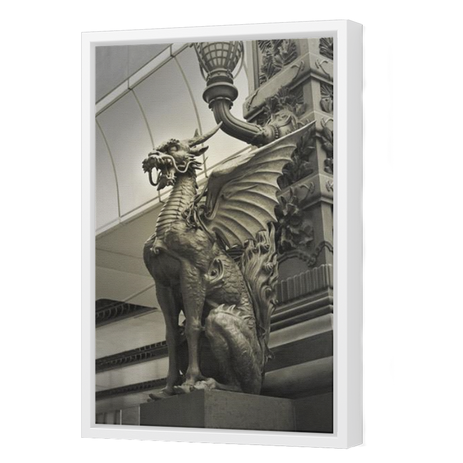 Thumbnail for Canvas - White Floating Frame