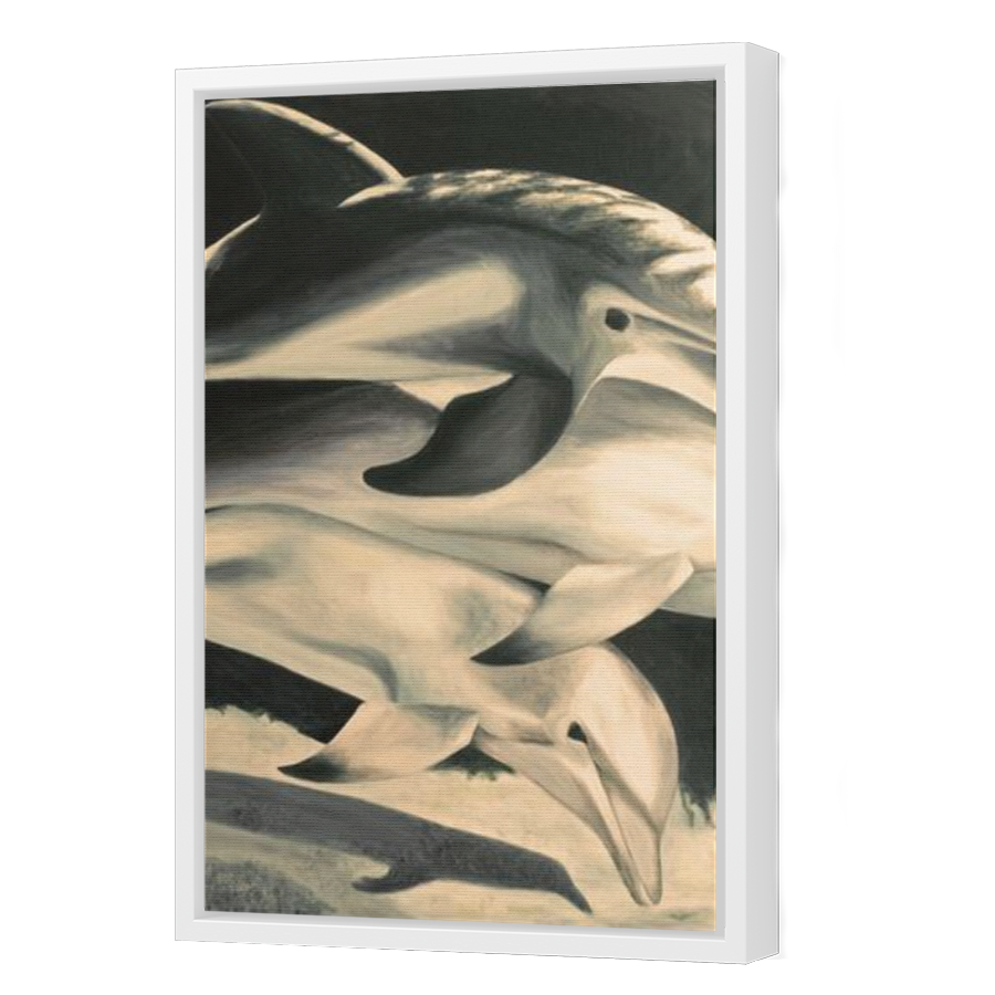Thumbnail for Canvas - White Floating Frame