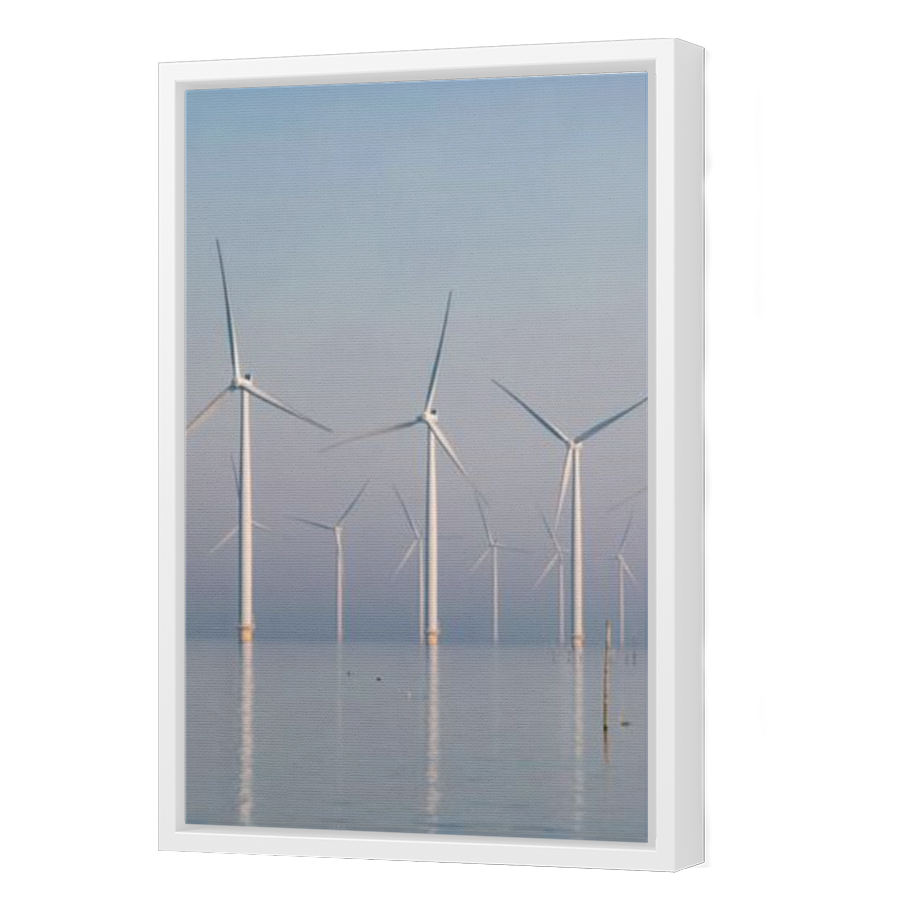 Thumbnail for Canvas - White Floating Frame