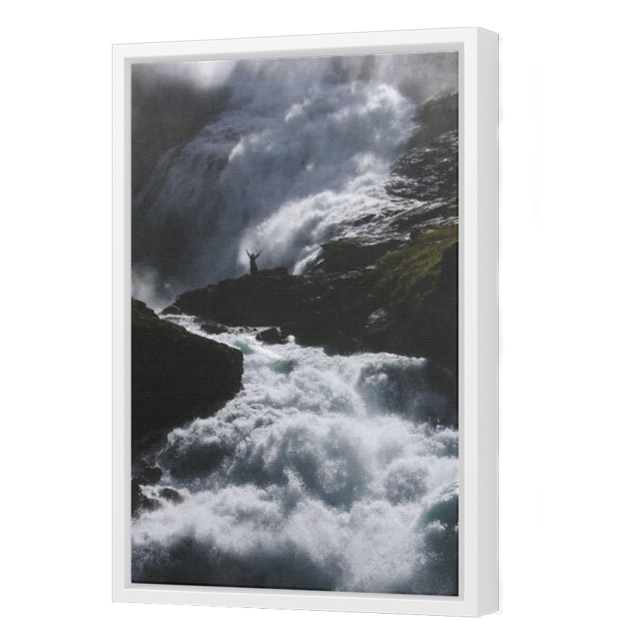 Thumbnail for Canvas - White Floating Frame